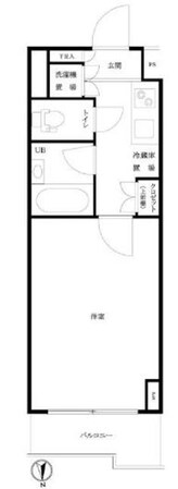 ルーブル西早稲田弐番館の物件間取画像